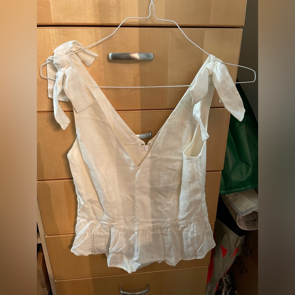 White Small Express Top NWT
